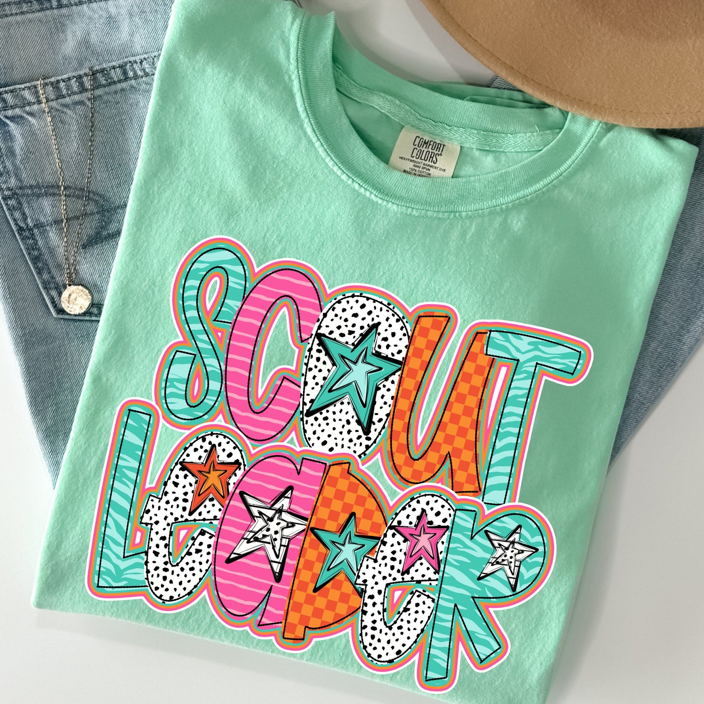 Doodle Stars Scout Troop / Scout Leader DTF Prints