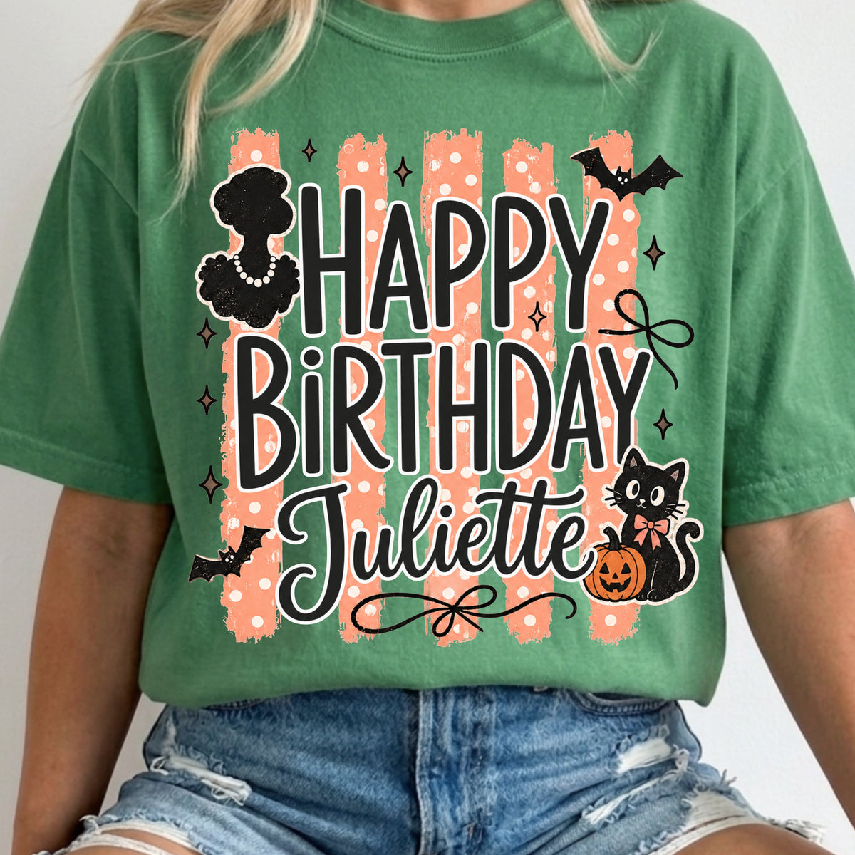 Happy Birthday Juliette Themed DTF Prints