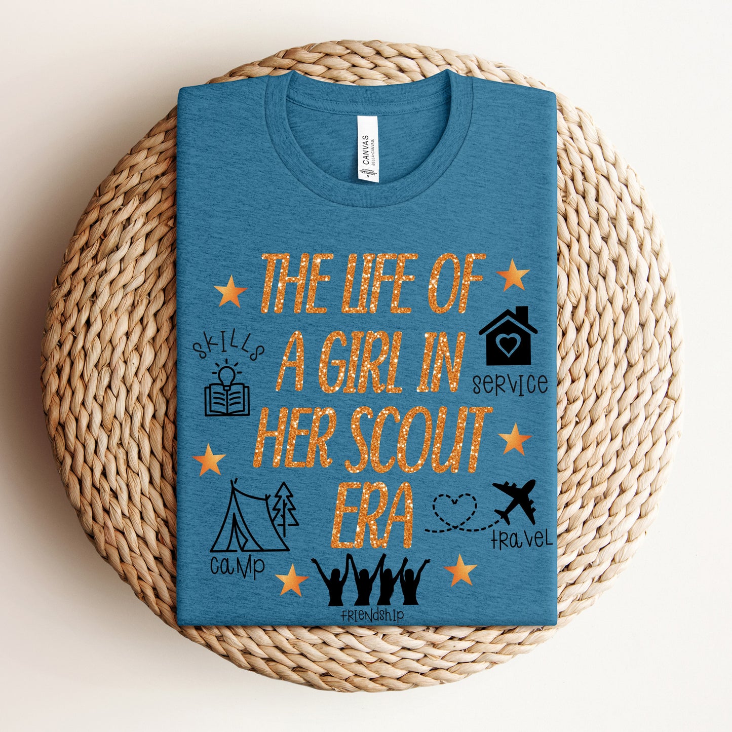 The Life Of A Girl In Her Scout Era DTF Print