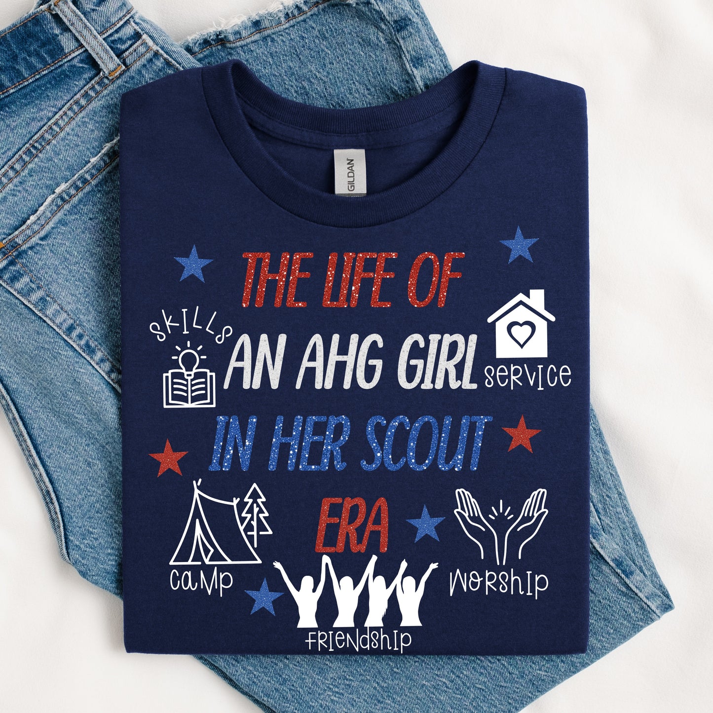 The Life Of An AHG Girl In Her Scout Era DTF Print