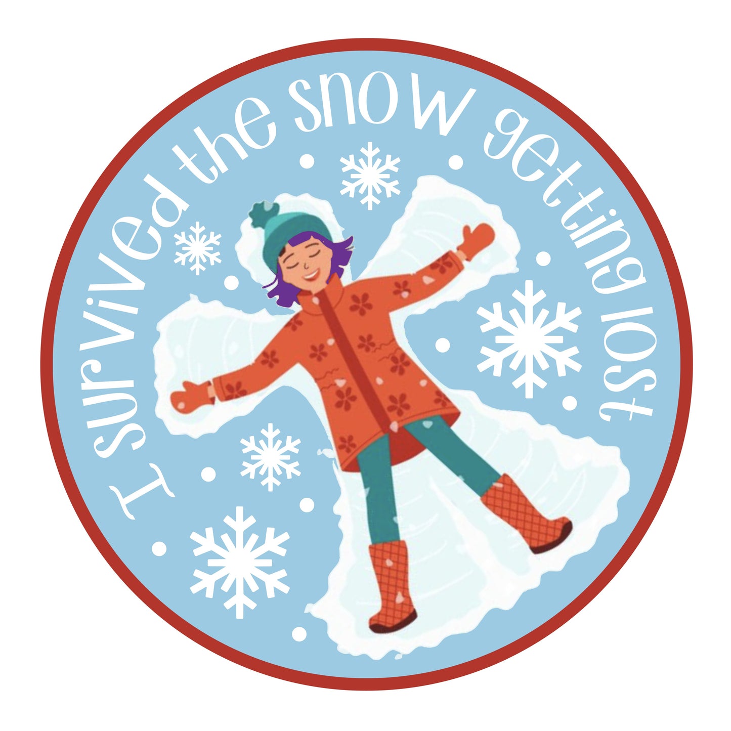 I Survived The Snow Getting Lost Fun Patch
