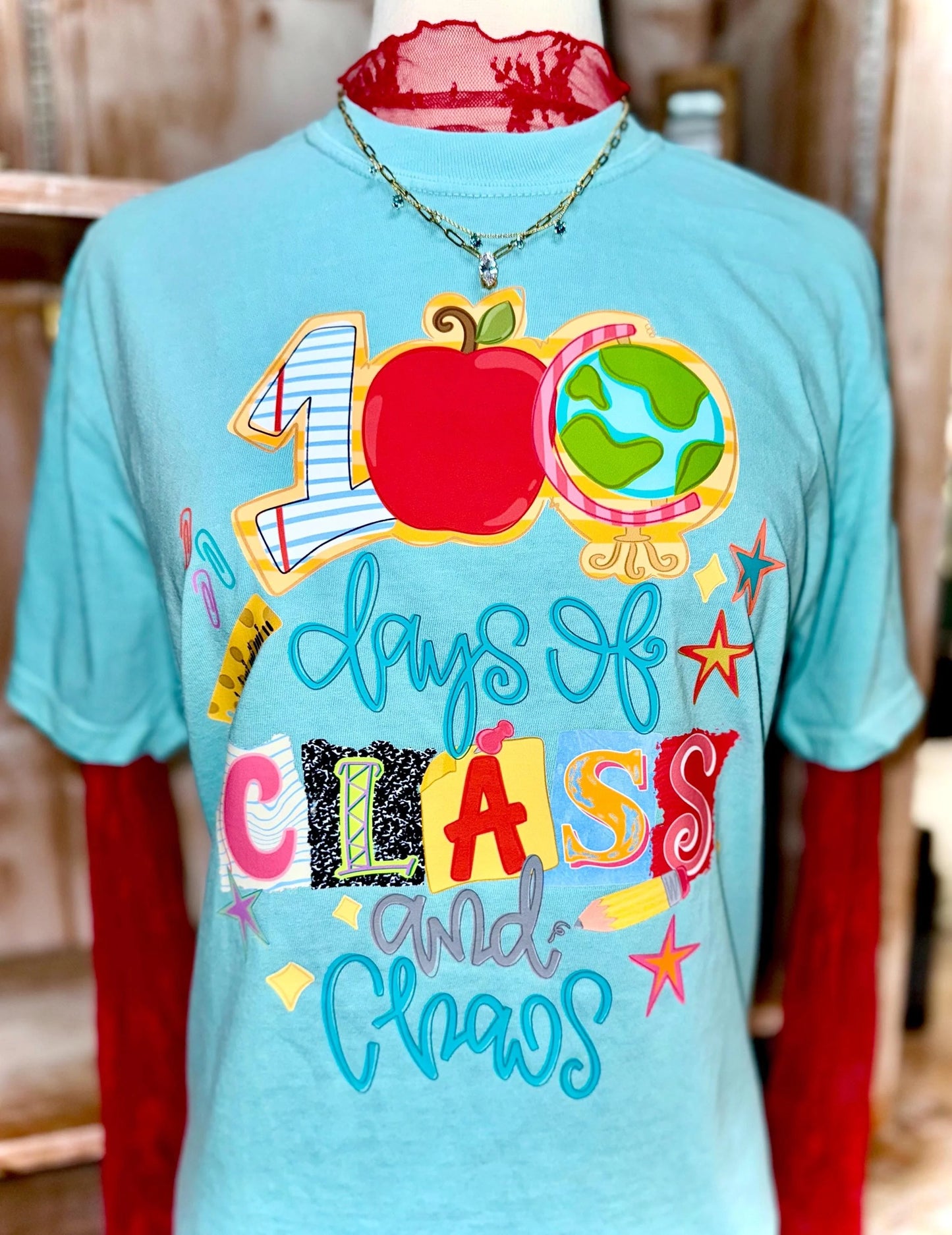 100 Days Of Class And Chaos DTF Transfer