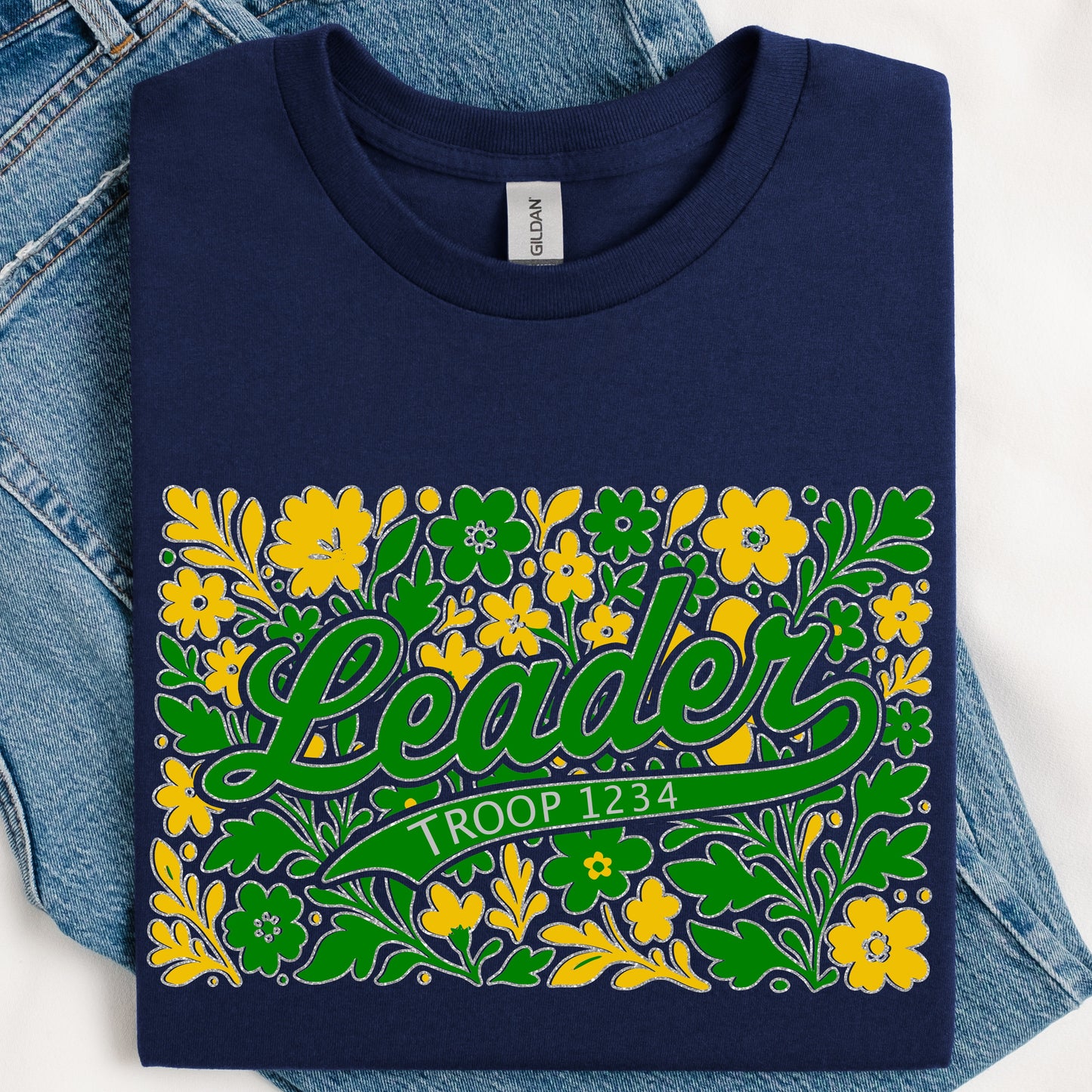 Flower Garden Leader DTF Print