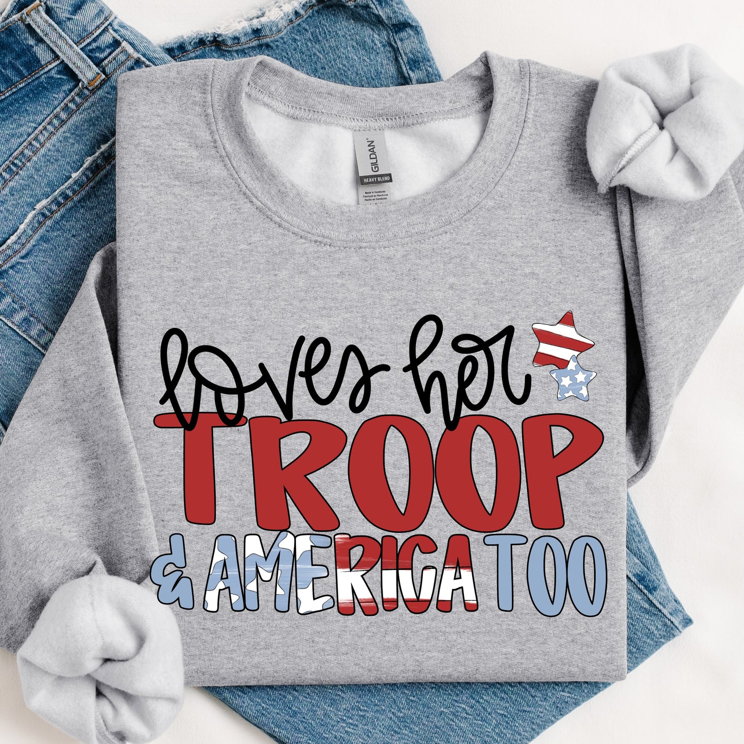 Loves Her Scouts / Troop & America Too