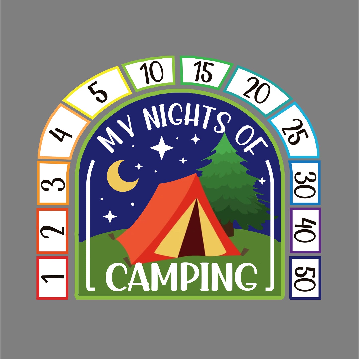My Nights Camping Patch - ROCKERS ONLY
