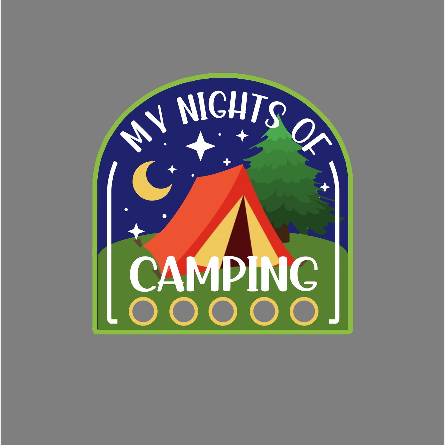 My Nights Camping Patch