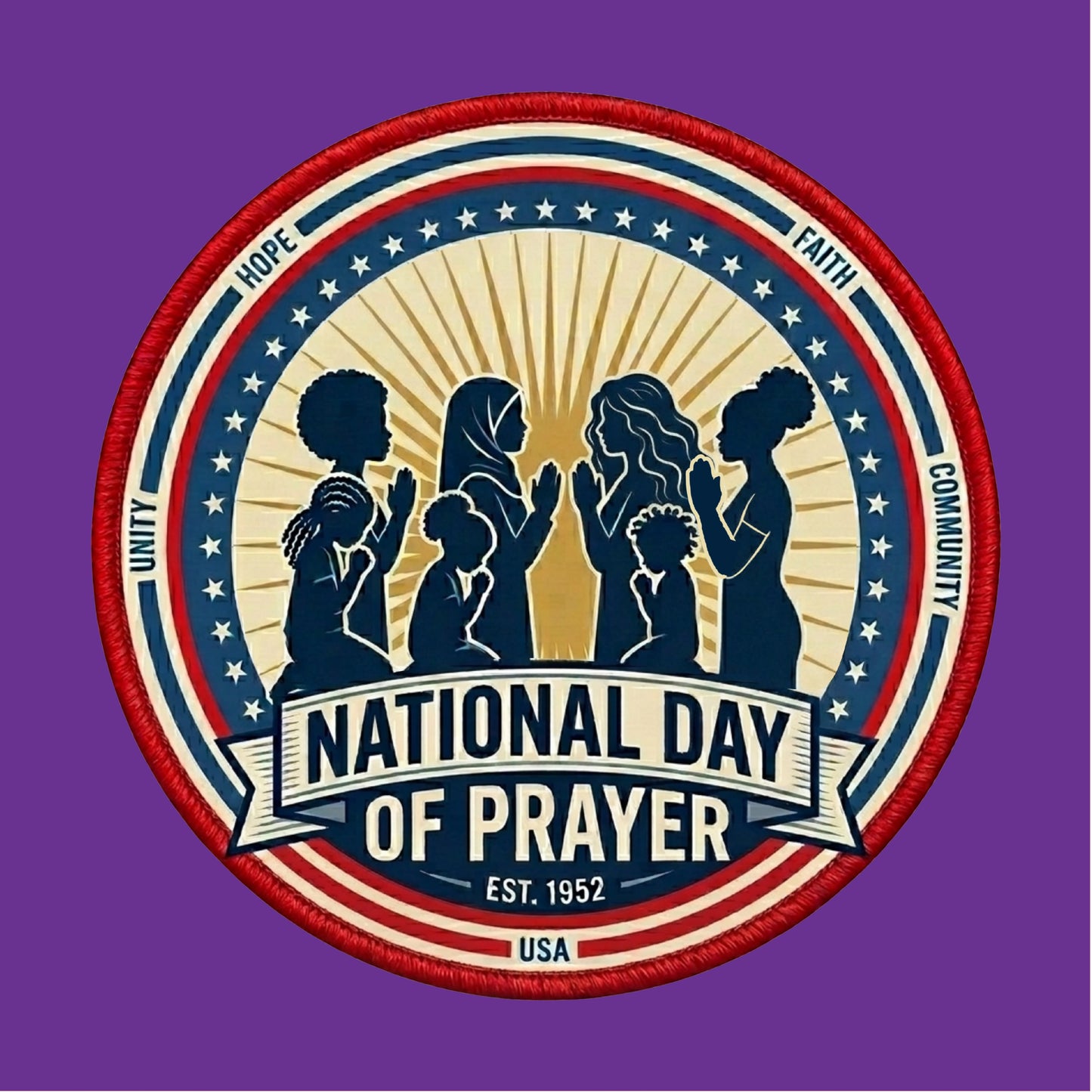 National Day Of Prayer Patch