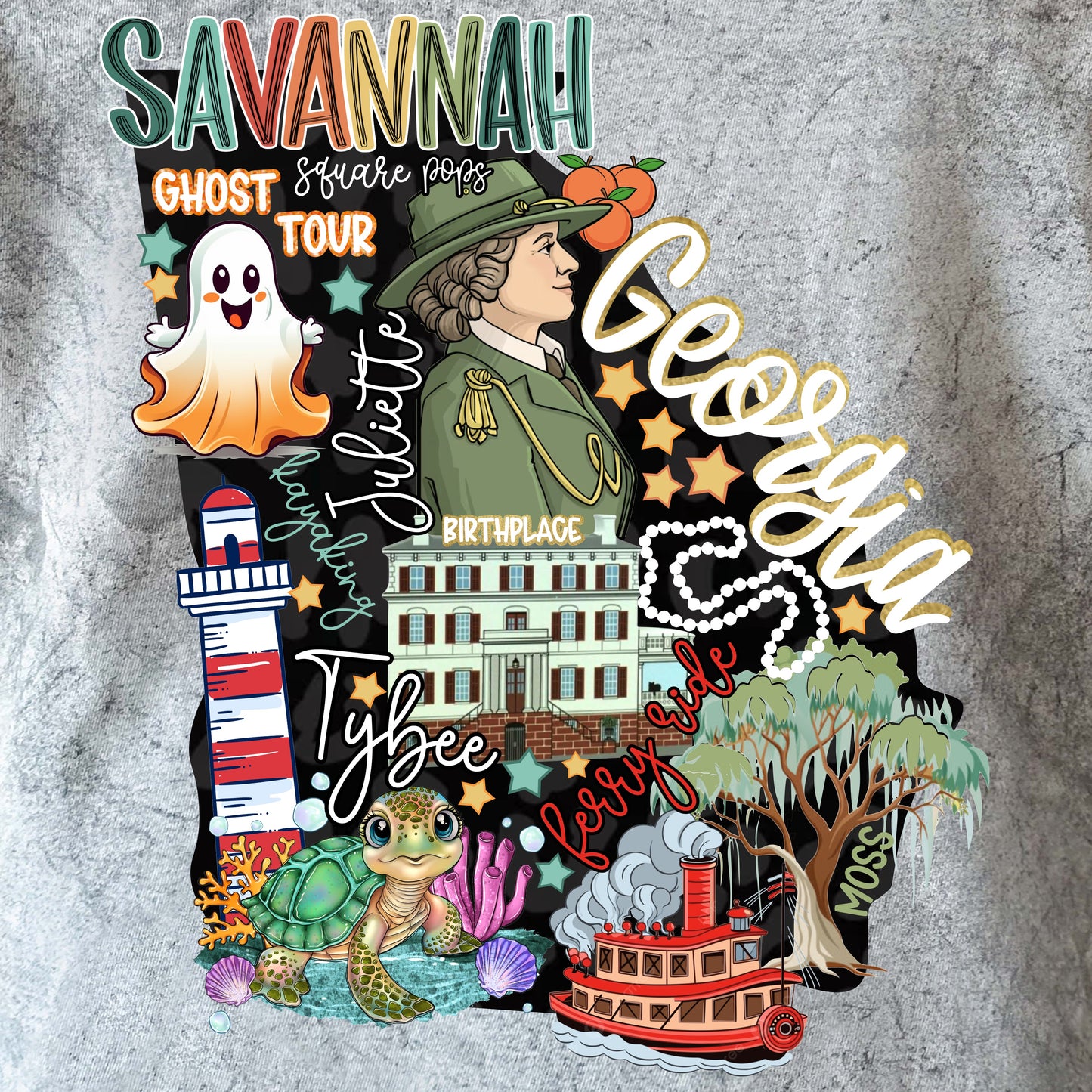 Savannah Tour DTF Print