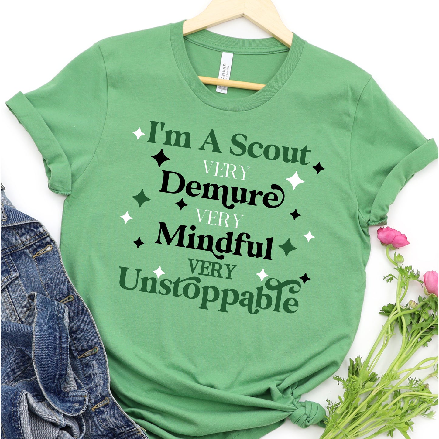 Demure Scout DTF Print