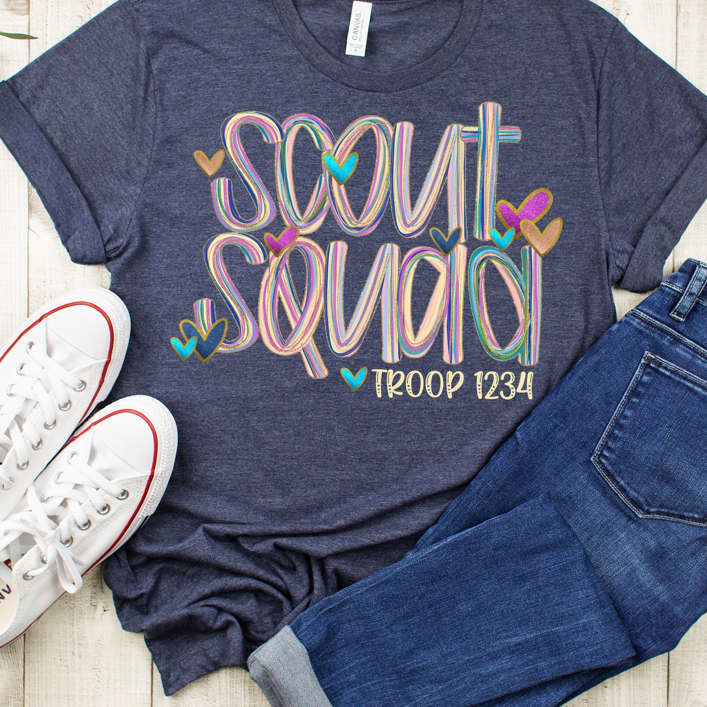 Spring Cheery Font - Scout Themed DTF Transfers