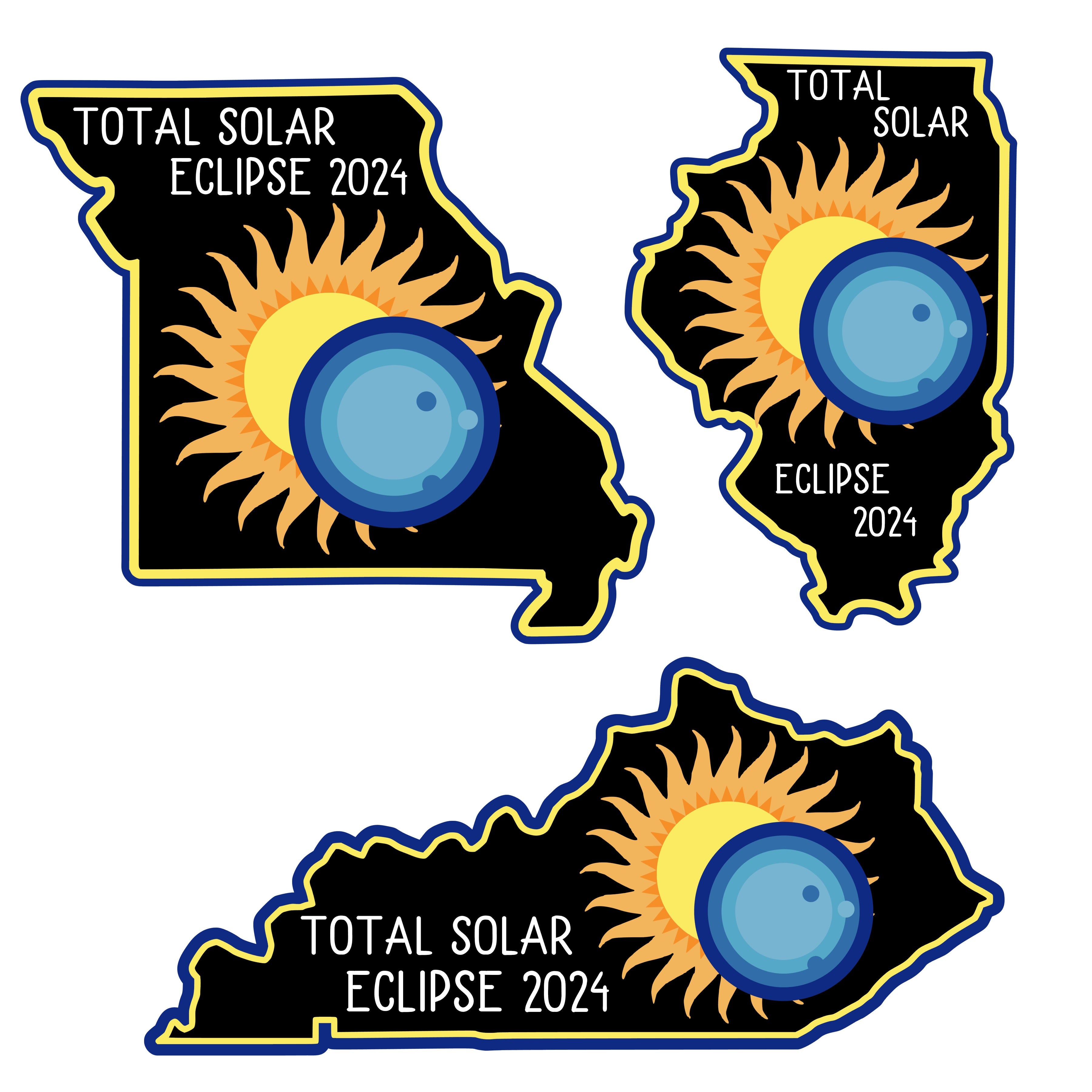 State Total Solar Eclipse Patch – Girls Love Scouting