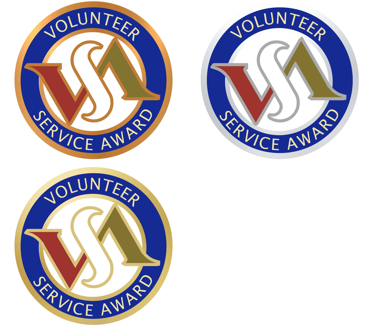 Volunteer Service Award Pin