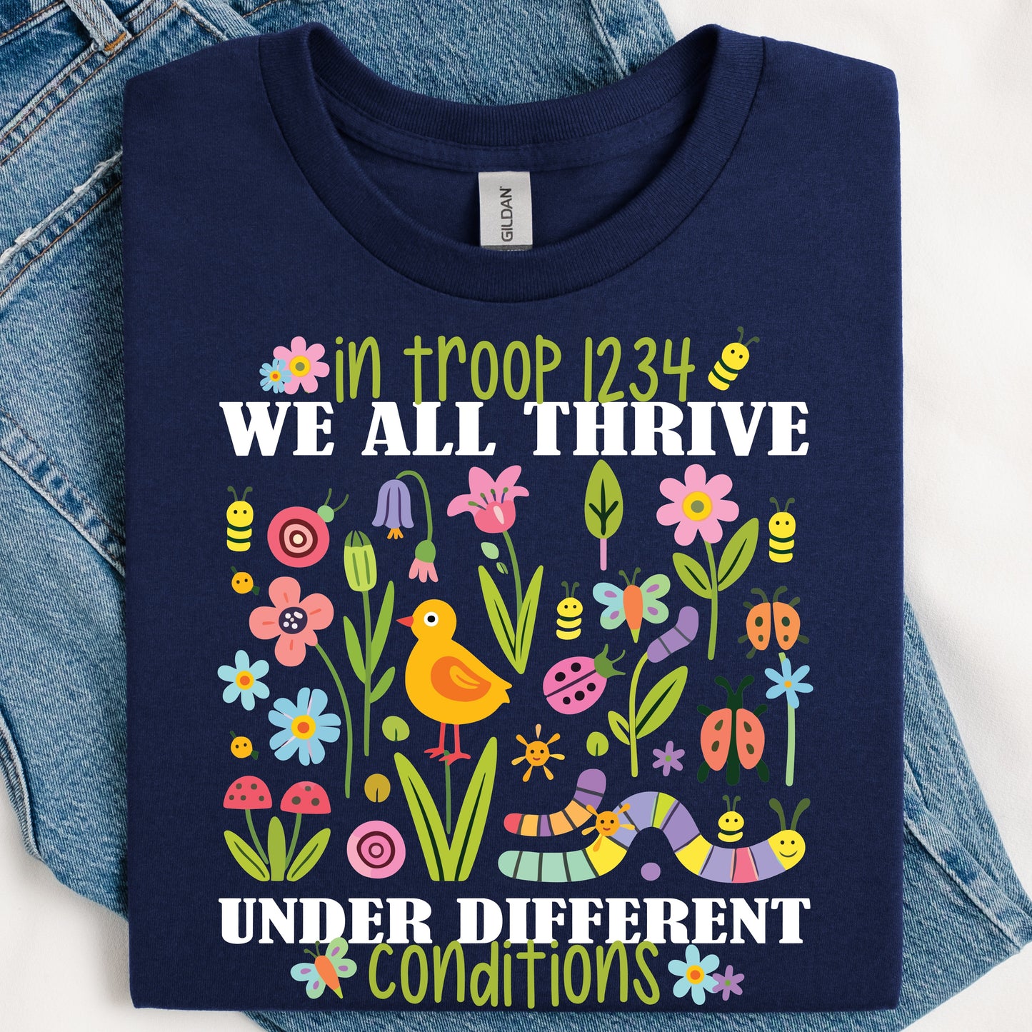 We All Thrive Under Different Conditions DTF Print