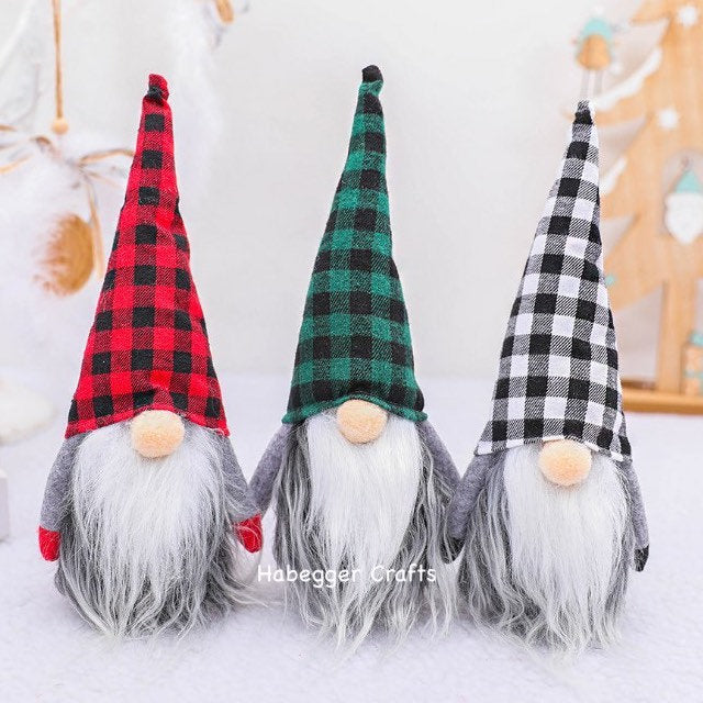 Plaid Christmas Gnomes