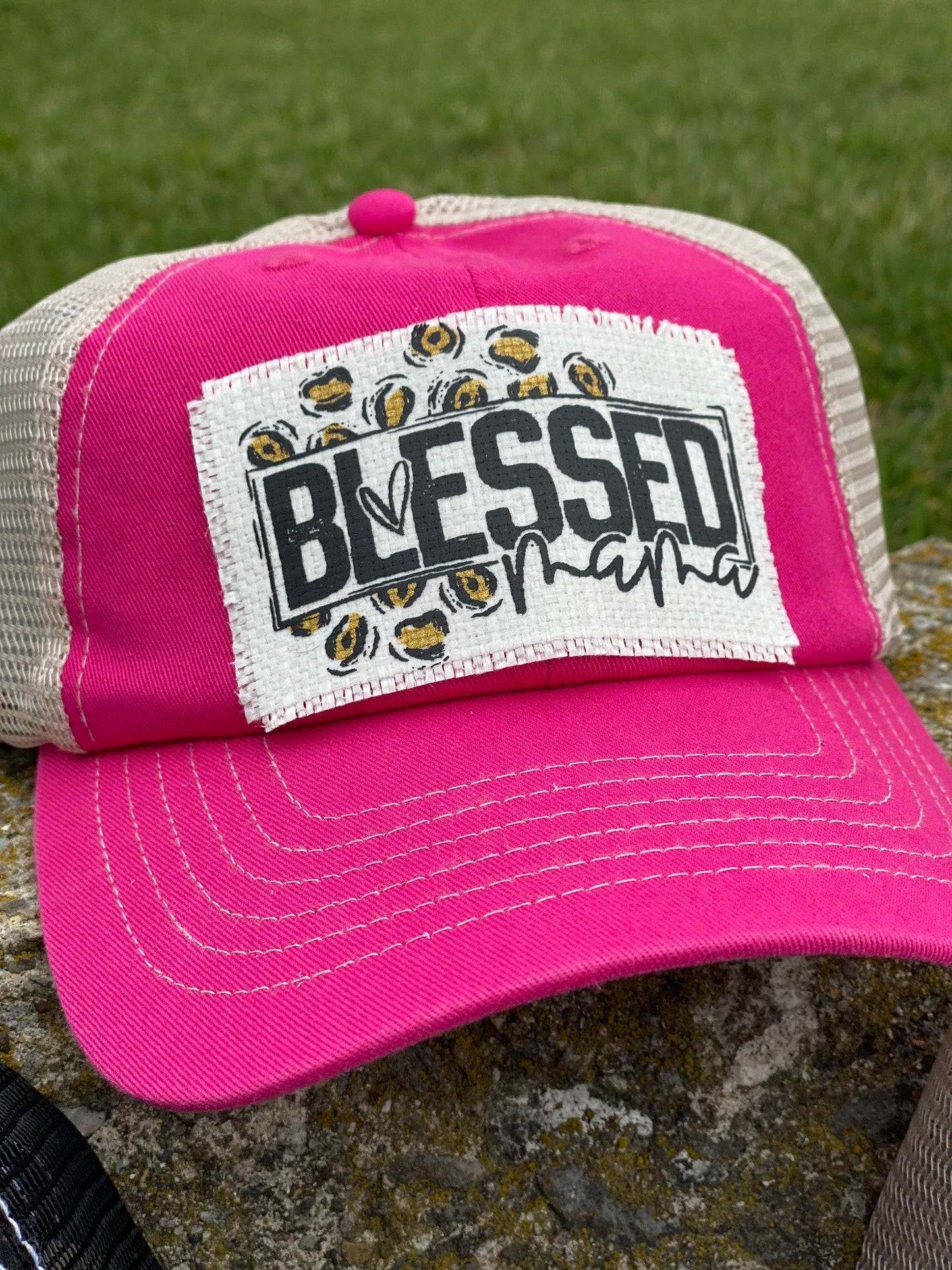 Mom Patch Hat / Mama Trucker Hat / Blessed Mama Hat / Mama Patch Hat / Blessed Mama Patch Hat / Mothers Day Gift / Gift For Mom