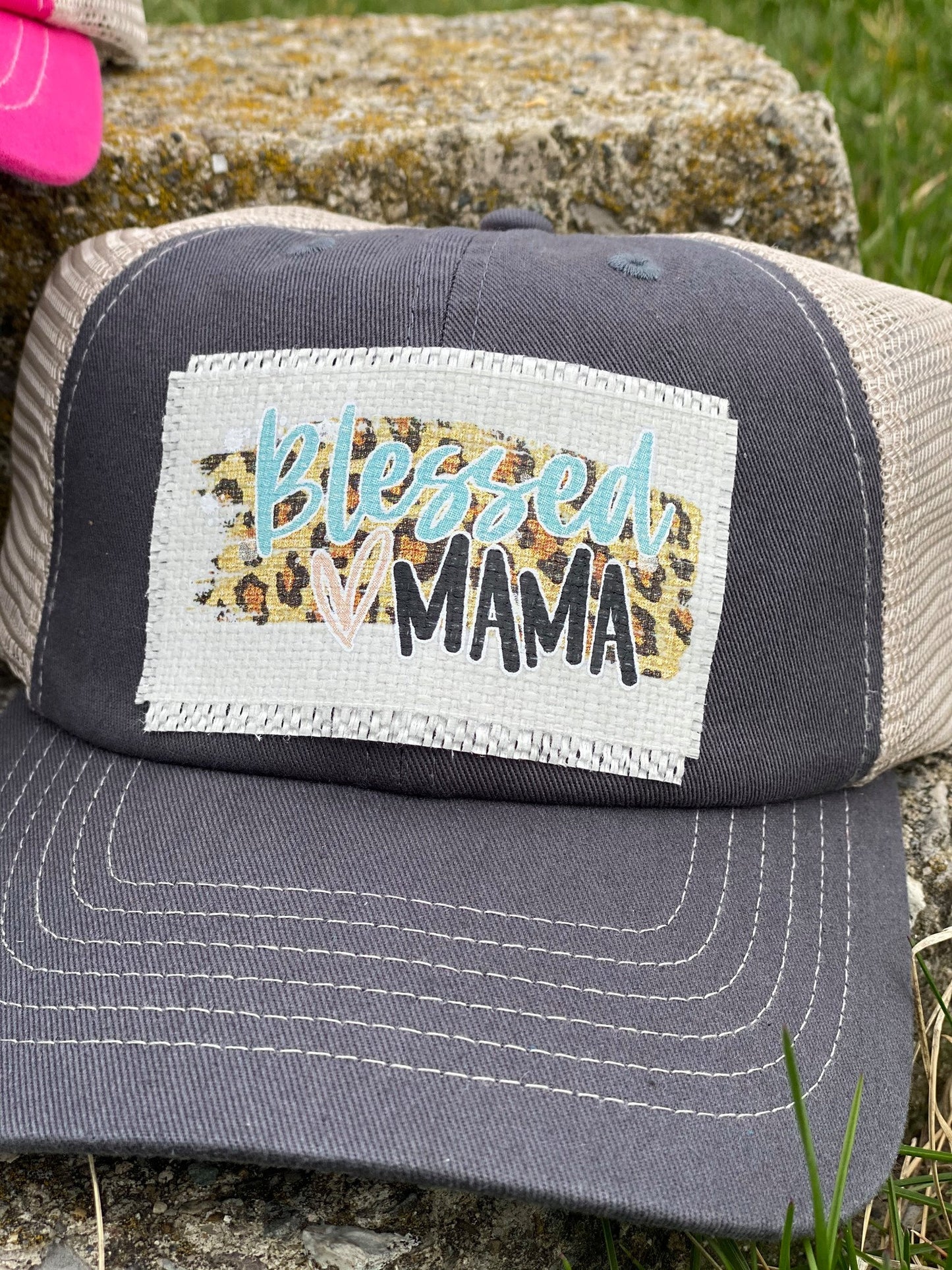 Mom Patch Hat / Mama Trucker Hat / Blessed Mama Hat / Mama Patch Hat / Blessed Mama Patch Hat / Mothers Day Gift / Gift For Mom