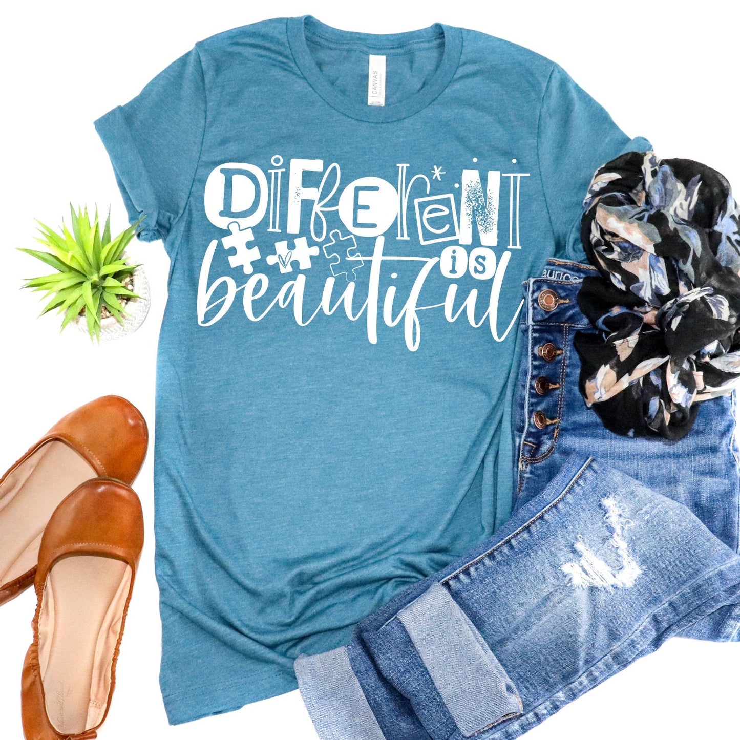 Different Is Beautiful Shirt / Therapist Shirt / Advocacy Shirt