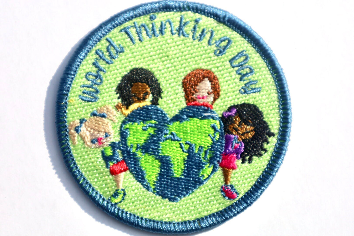 Inclusive World Thinking Day Fun Patch / Girl Scout World Thinking Day Fun Patch / World Thinking Day Patch / WTD Patch