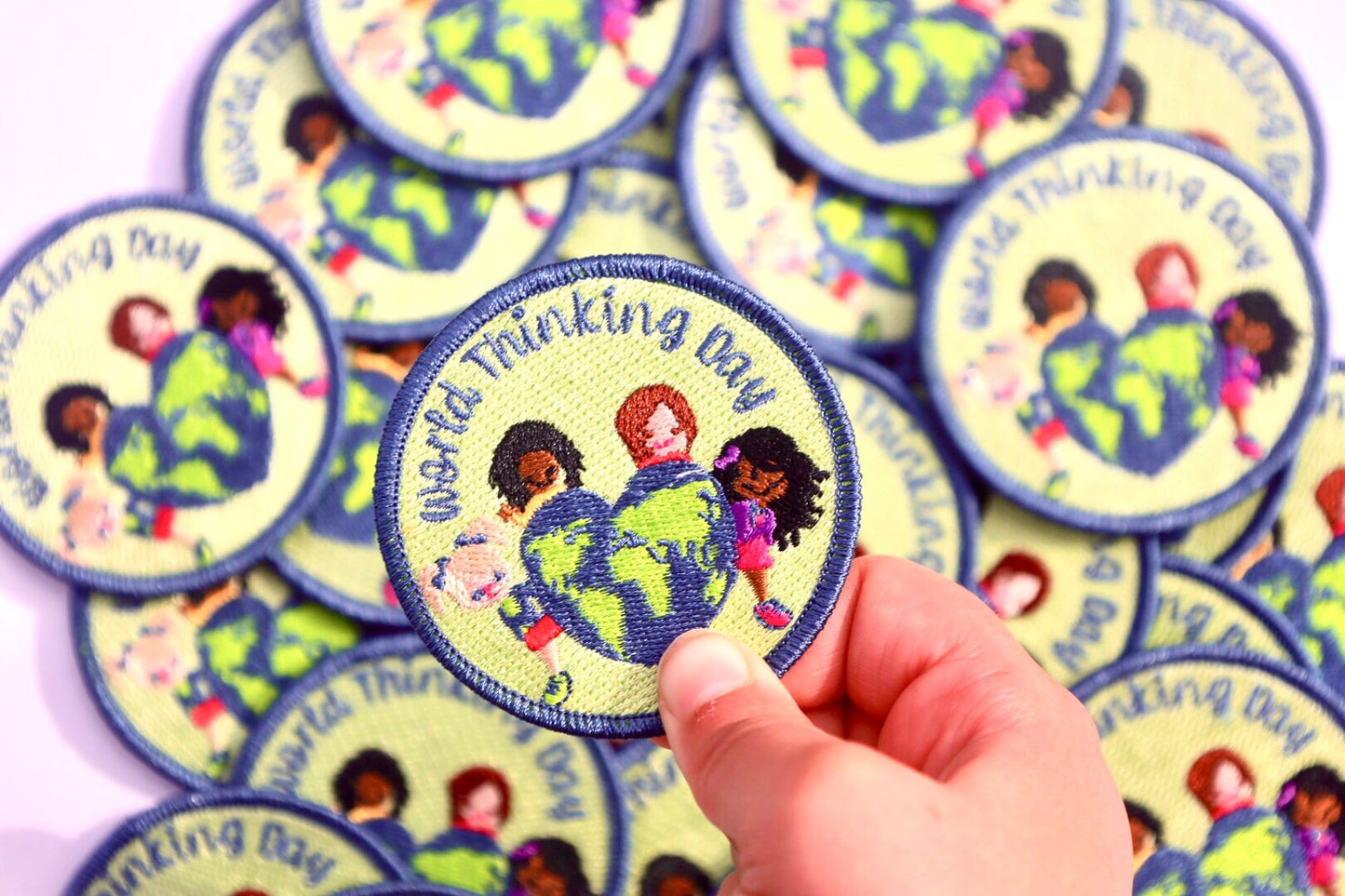Inclusive World Thinking Day Fun Patch / Girl Scout World Thinking Day Fun Patch / World Thinking Day Patch / WTD Patch