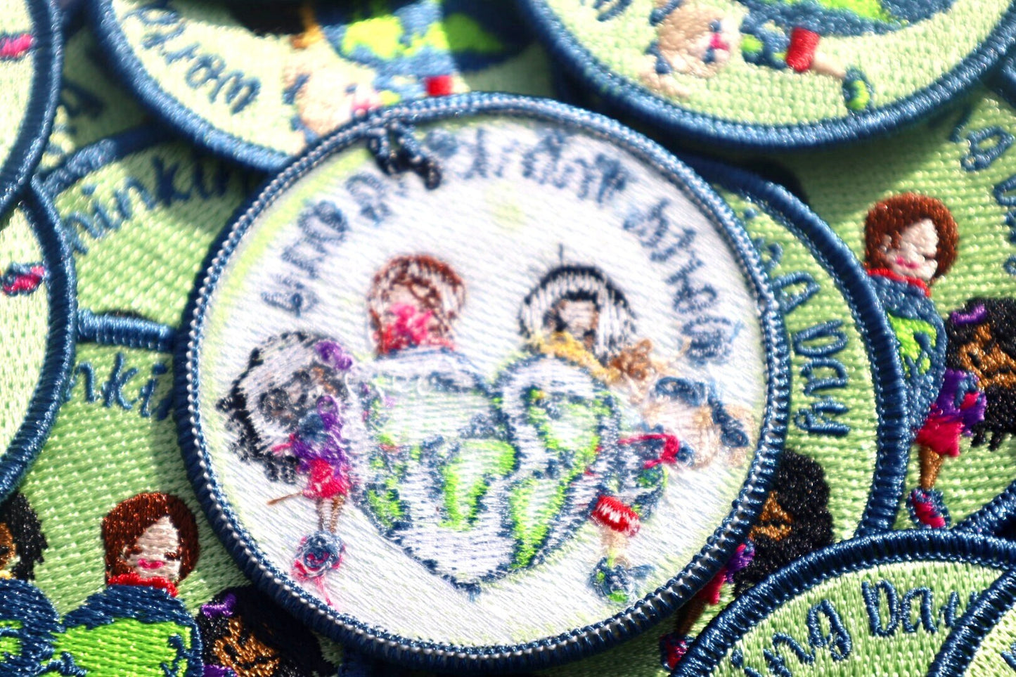 Inclusive World Thinking Day Fun Patch / Girl Scout World Thinking Day Fun Patch / World Thinking Day Patch / WTD Patch