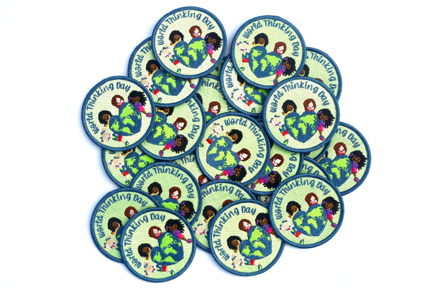 Inclusive World Thinking Day Fun Patch / Girl Scout World Thinking Day Fun Patch / World Thinking Day Patch / WTD Patch