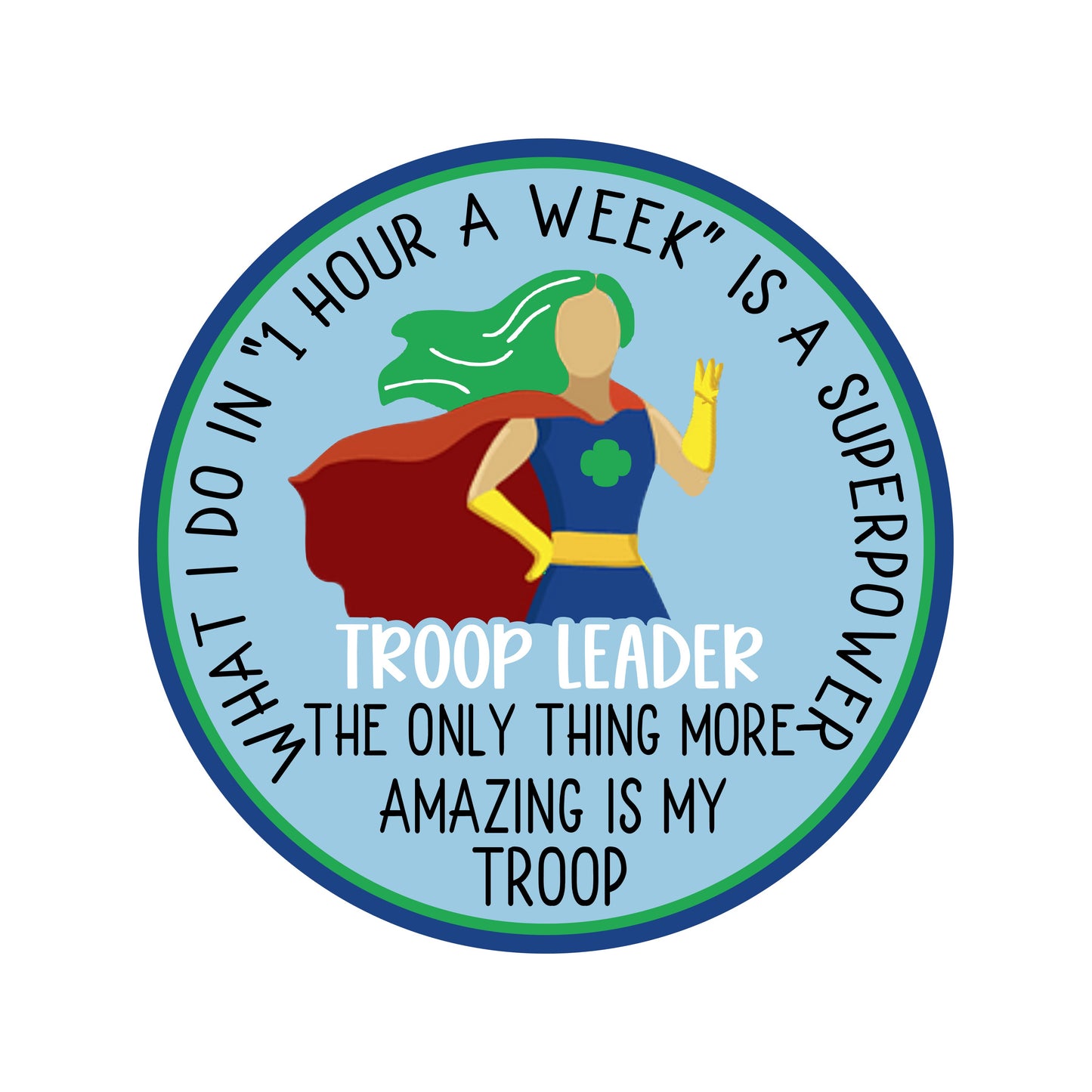 1 Hour A Week Superpower Patch