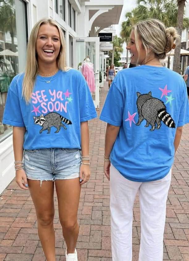 See Ya Soon Raccoon Shirt