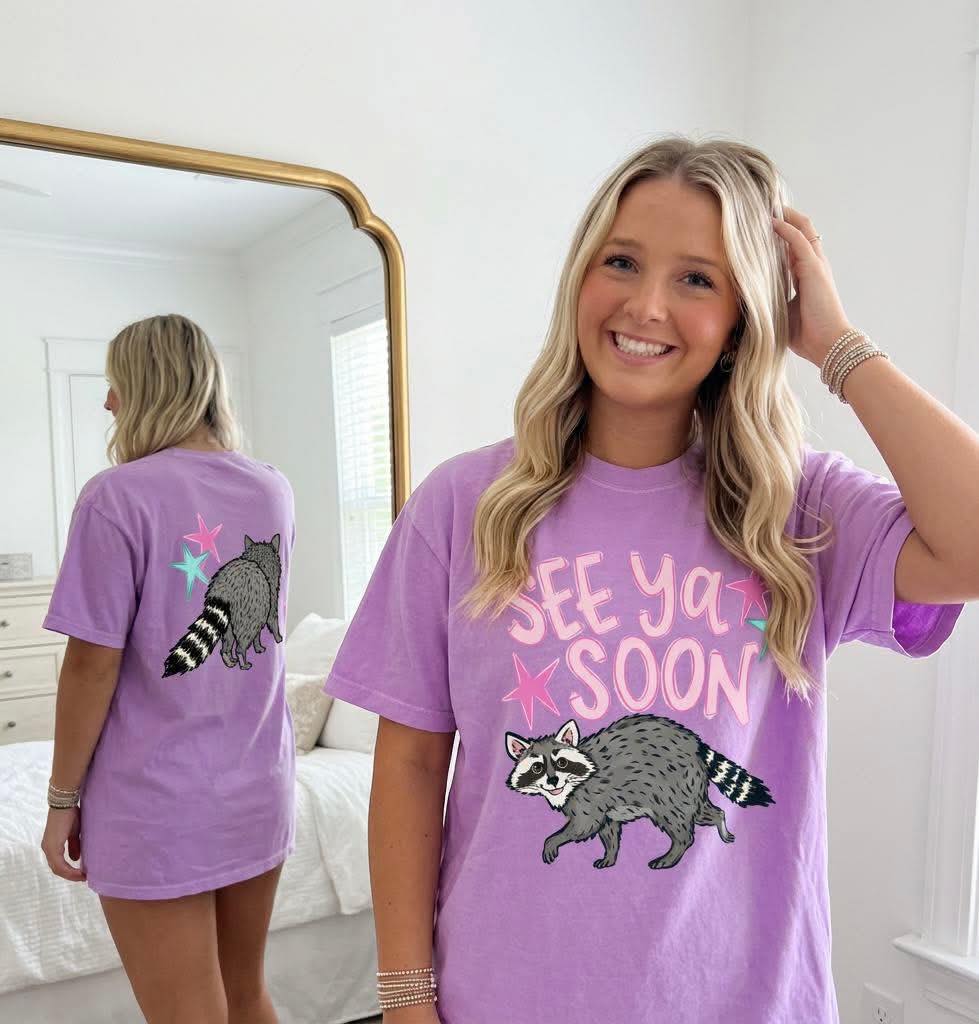 See Ya Soon Raccoon Shirt