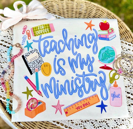 Teaching Is My Ministry DTF Transfer