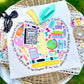 School Supply Affirmation Apple DTF Transfer