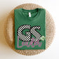 Checkered Font DTF Prints
