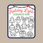 Holiday Lights Scavenger Hunt Patch