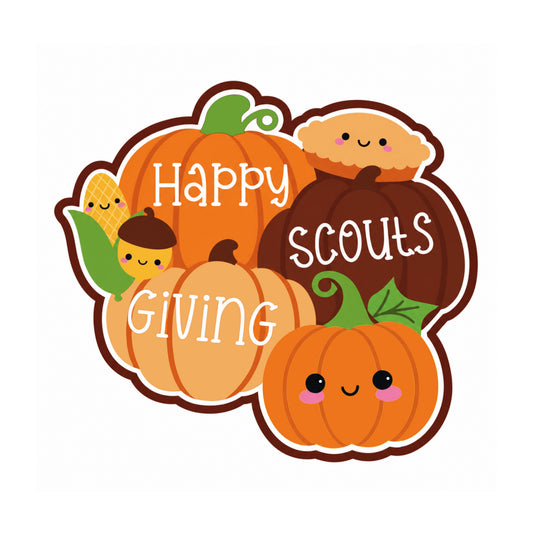 Happy Scouts Giving Fun Patch