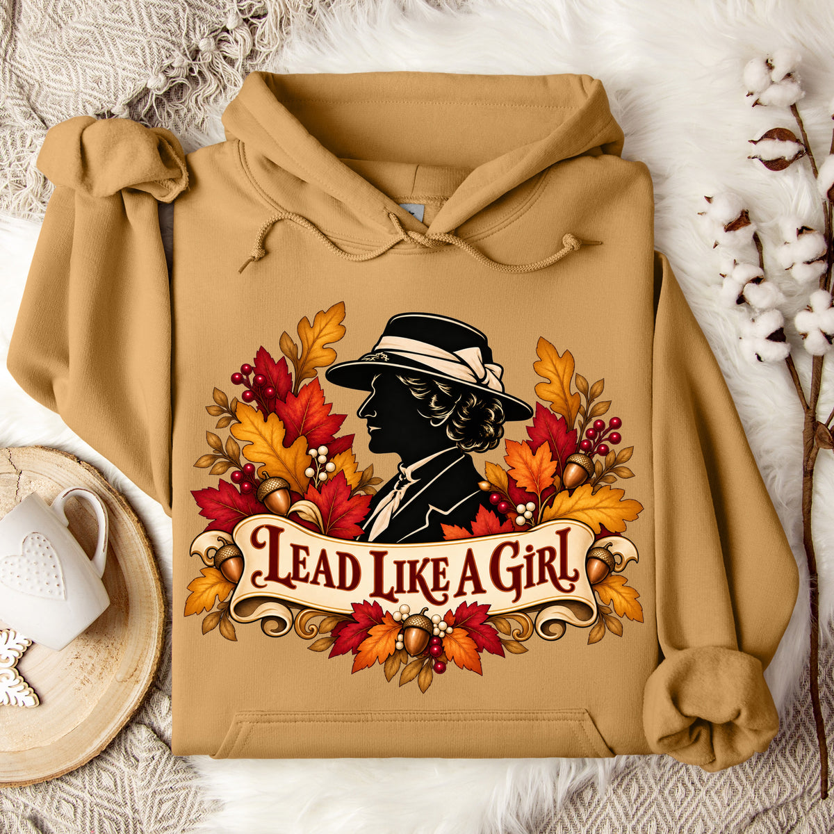 Lead Like A Girl - Autumn Themed DTF Print