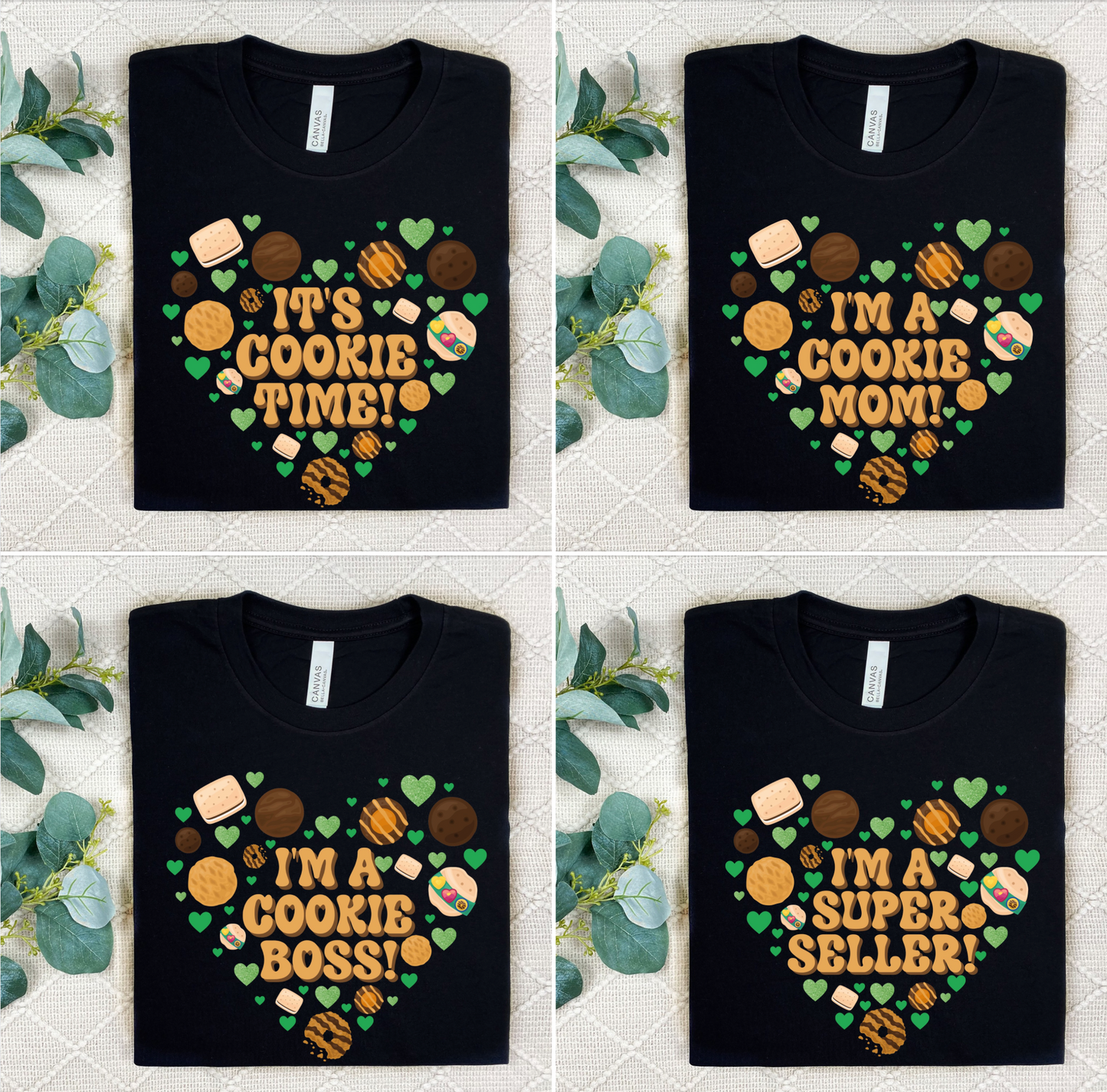 Cookie Heart Graphic Shirt