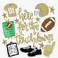 Here For The Touchdowns DTF Transfer