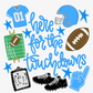 Here For The Touchdowns DTF Transfer