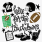 Here For The Touchdowns DTF Transfer