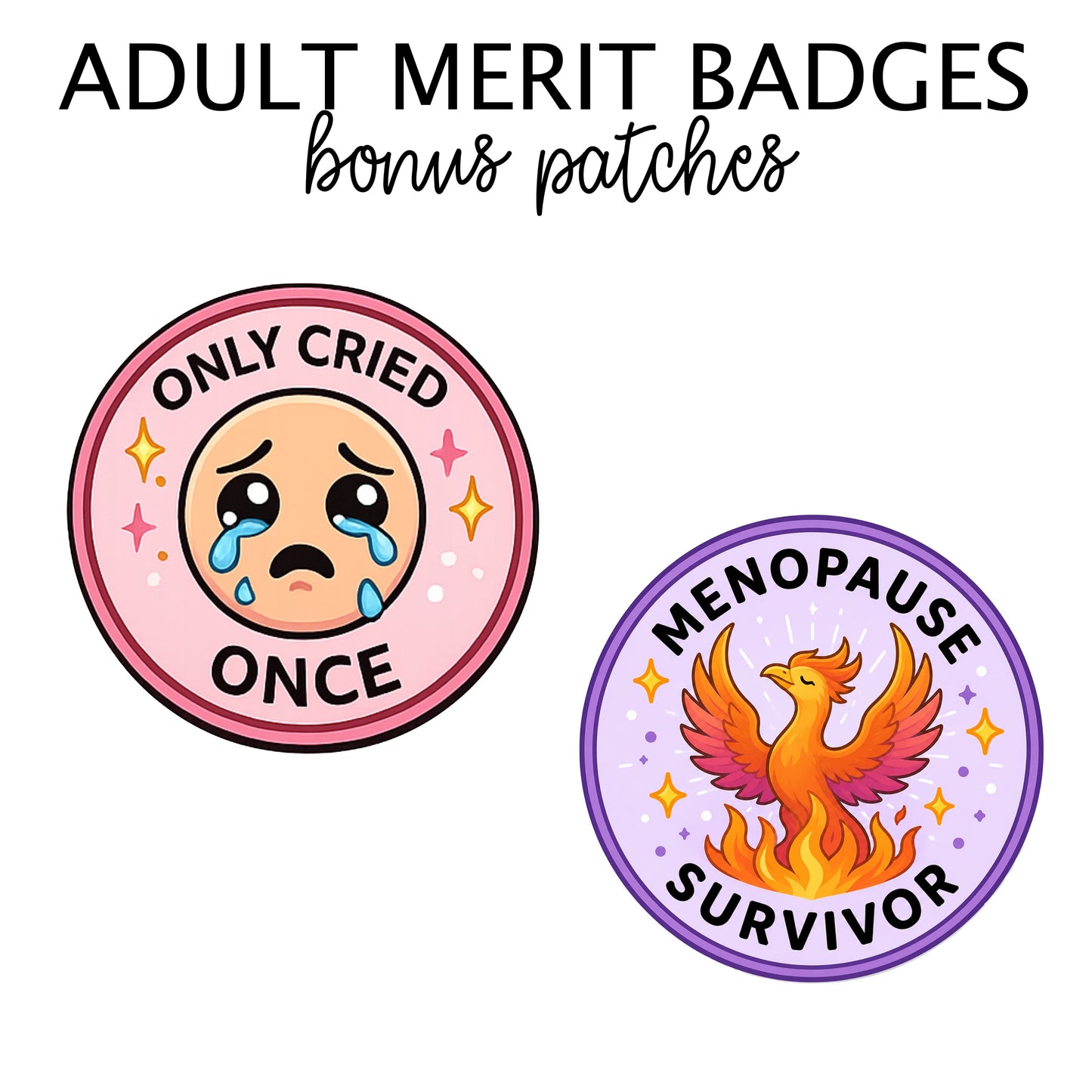 Adult Merit Badges - Fun Life Events Only