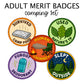 Adult Merit Badges - Fun Life Events Only