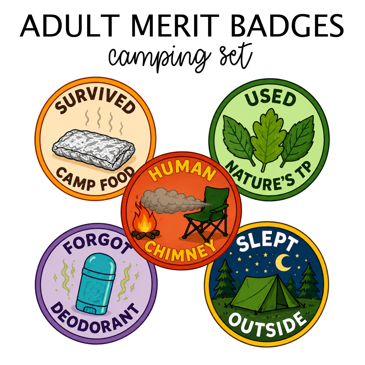Adult Merit Badges - Fun Life Events Only