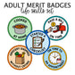 Adult Merit Badges - Fun Life Events Only