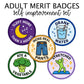 Adult Merit Badges - Fun Life Events Only