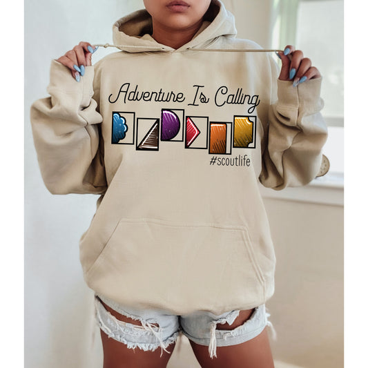 Adventure Is Calling Hoodie / Hooded Sweatshirt