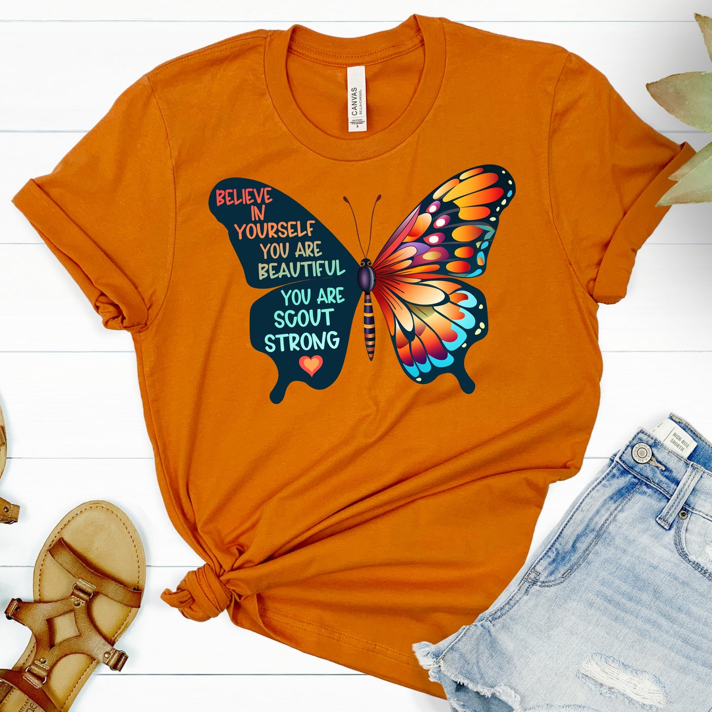 Believe In Yourself Butterfly DTF Print