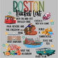 Boston Bucket List DTF Print