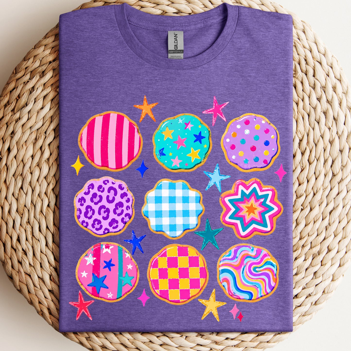 Colorful Cookies DTF Transfer