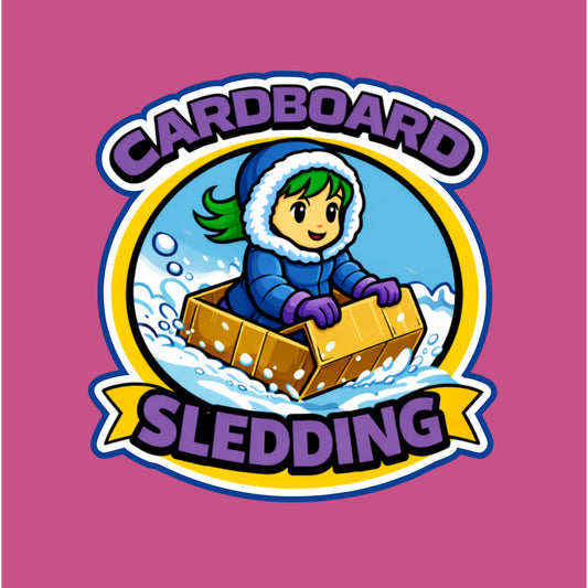 Cardboard Sledding