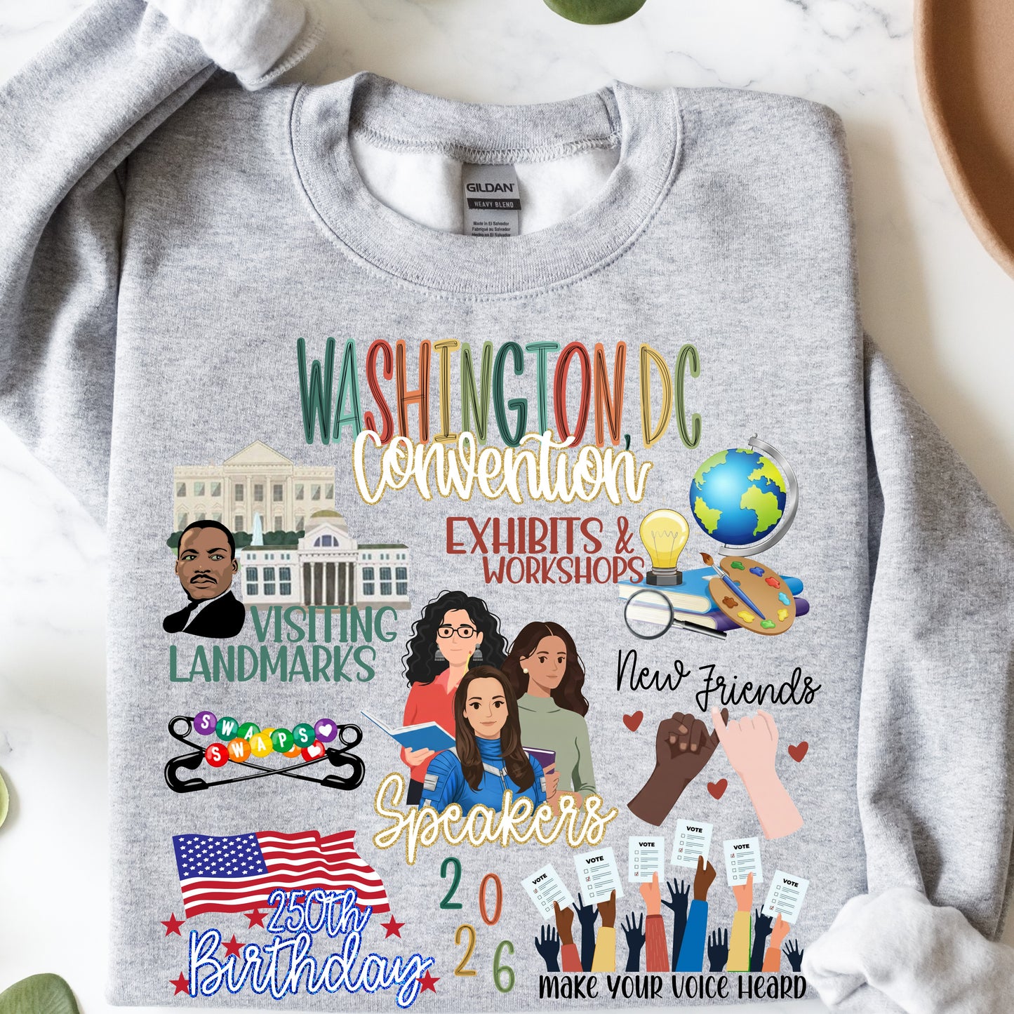 Washington Convention Tour DTF Print
