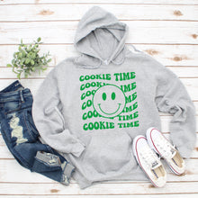 Load image into Gallery viewer, Cookie Time With Smilie Face Hoodie
